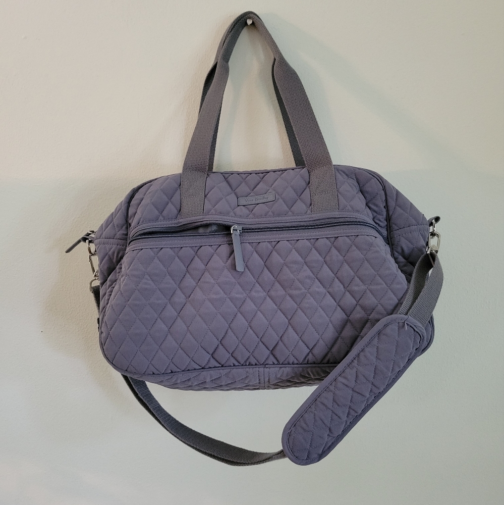 Vera Bradley grey gray Small Duffel